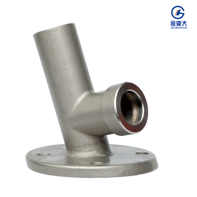 OEM Alloy Steel Carbon Steel Parts Presion Forging/manufacturer Stainless Steel Handrail Fittings 30 Degree Round Flange Base