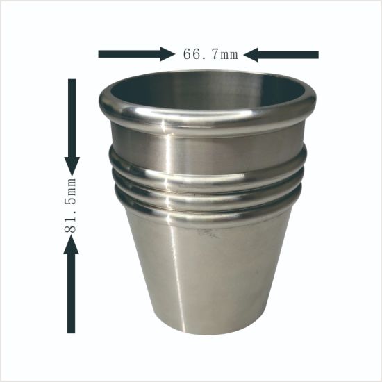 Hot Selling Stainless Steel Cups Multi-Purpose 1 Oz Pint Glasses Made From BPA Free Premium 18/8 Electro Polished Ss Metal Cup