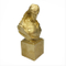 Custom Beauty Metal Golden Trophy Cup Castig Metal Statue