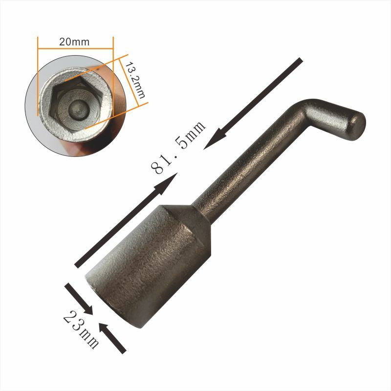 Utomotive Outil à main spécial Clé à douille de type T avec douille extra longue