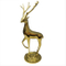 Large Stainless Steel Christmas Moose Statues for Indoor and Outdoor Deer Decoration