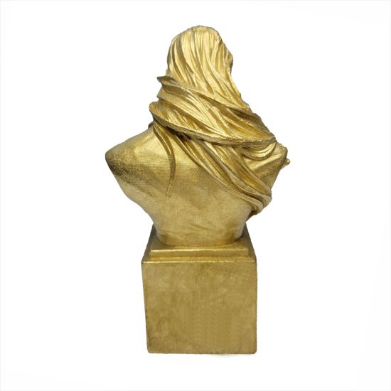 Custom Beauty Metal Golden Trophy Cup Castig Metal Statue